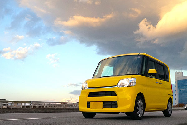 早めにライト点灯