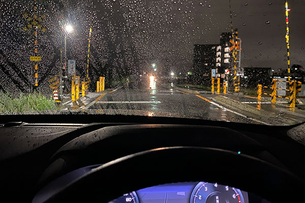 雨の日の運転